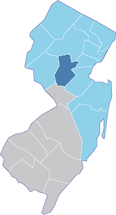 Somerset County is highlighted in dark blue.