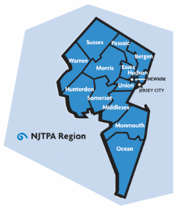 NJTPA Region Map