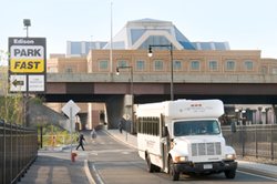 Shuttle bus at secaucus