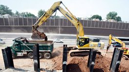 Roadway construction equipment