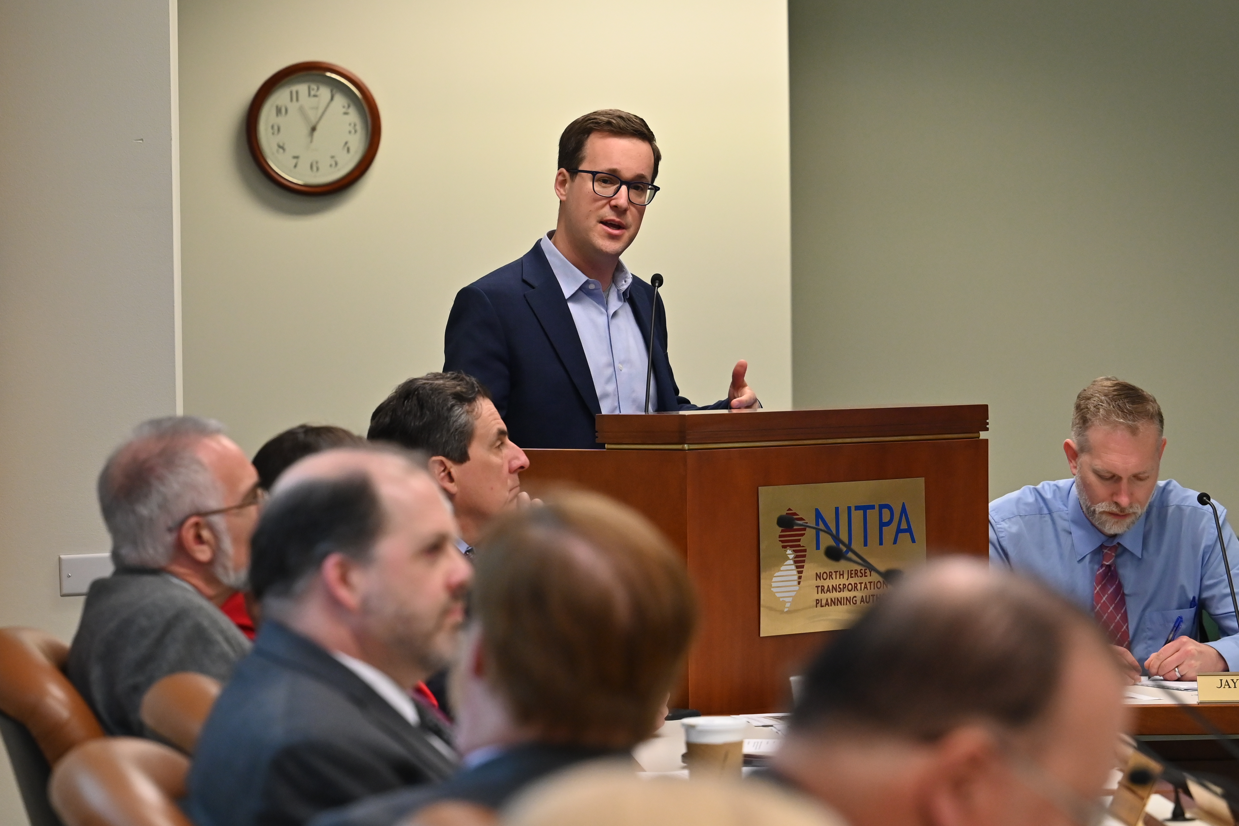 Dr. Jesse Jenkins speaks at the March 13, 2023 NJTPA Board meeting