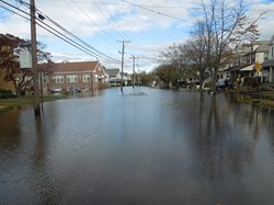 Flooding from Superstorm Sandy in Belmar